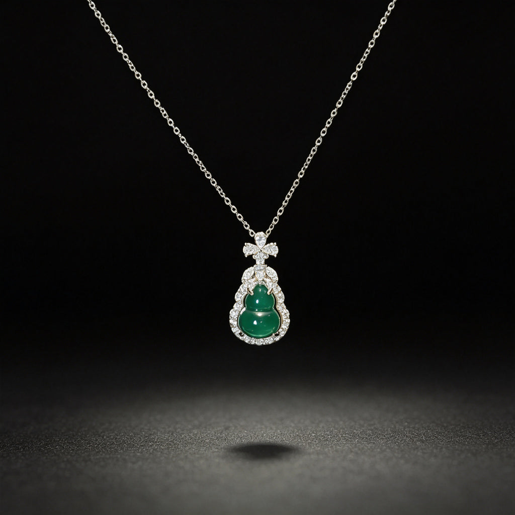Kalung Liontin Kalsedon Labu