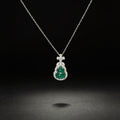 Kalung Liontin Kalsedon Labu