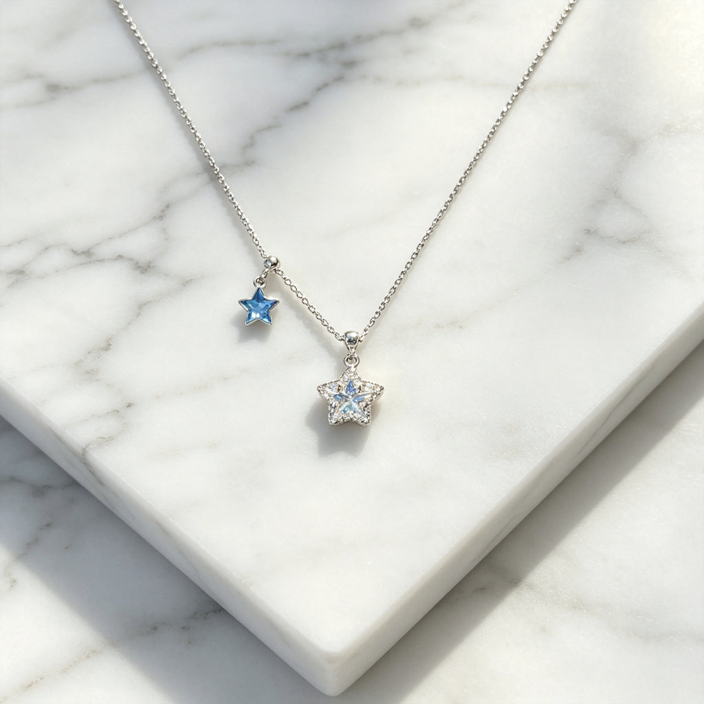 Kalung Liontin Bintang Zirkon