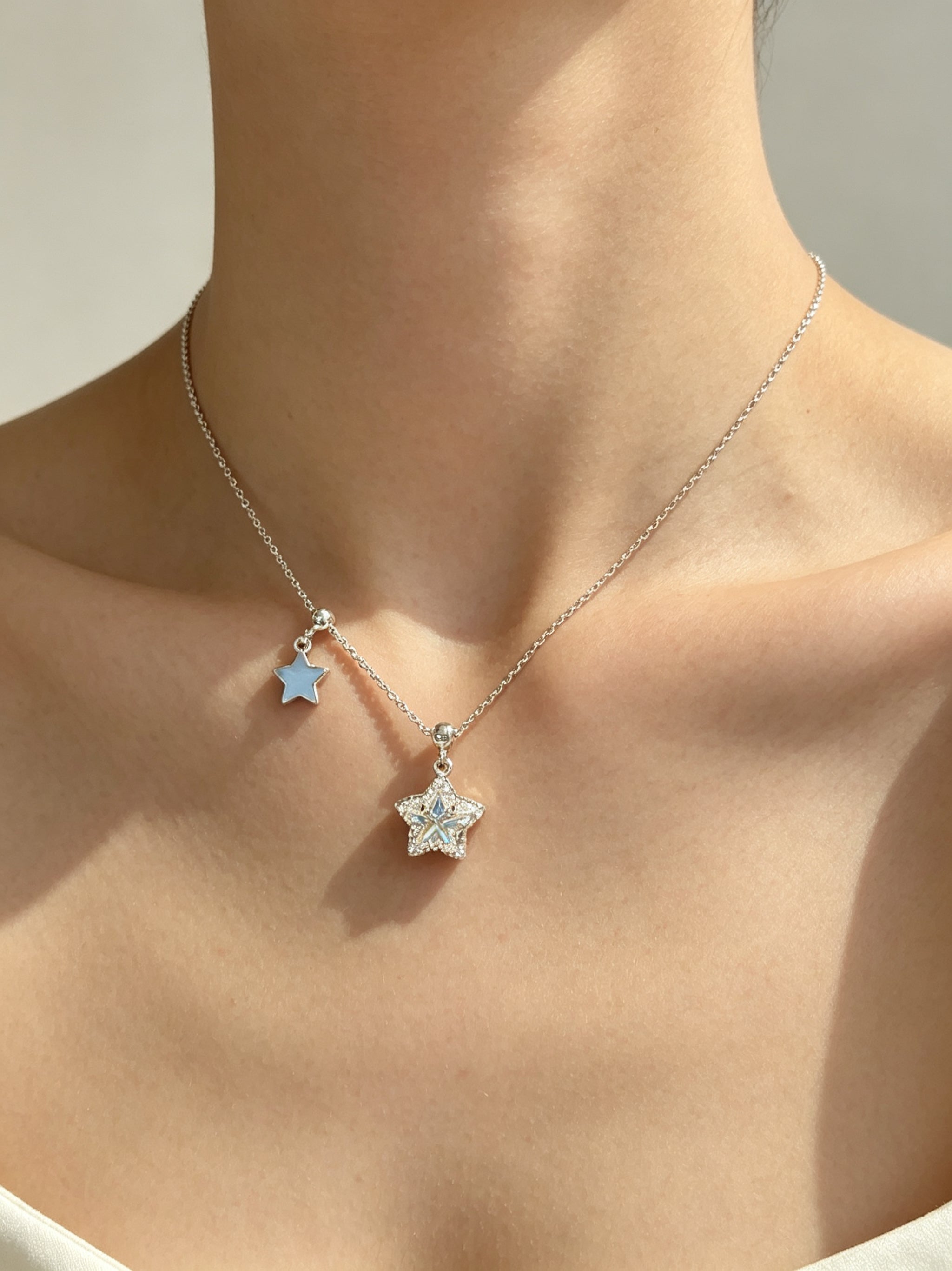 Kalung Liontin Bintang Zirkon